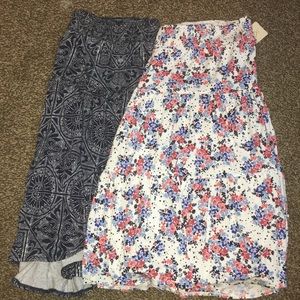 Set of 2 st John’s Bay Midi skirts size PXL
